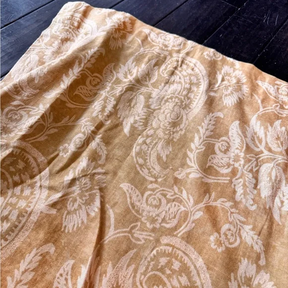 Pottery Barn Alessandro Honey Gold Curtains 50 x 96 - Picture 6 of 7